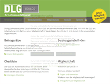 Tablet Screenshot of dlg-lohnsteuer.de